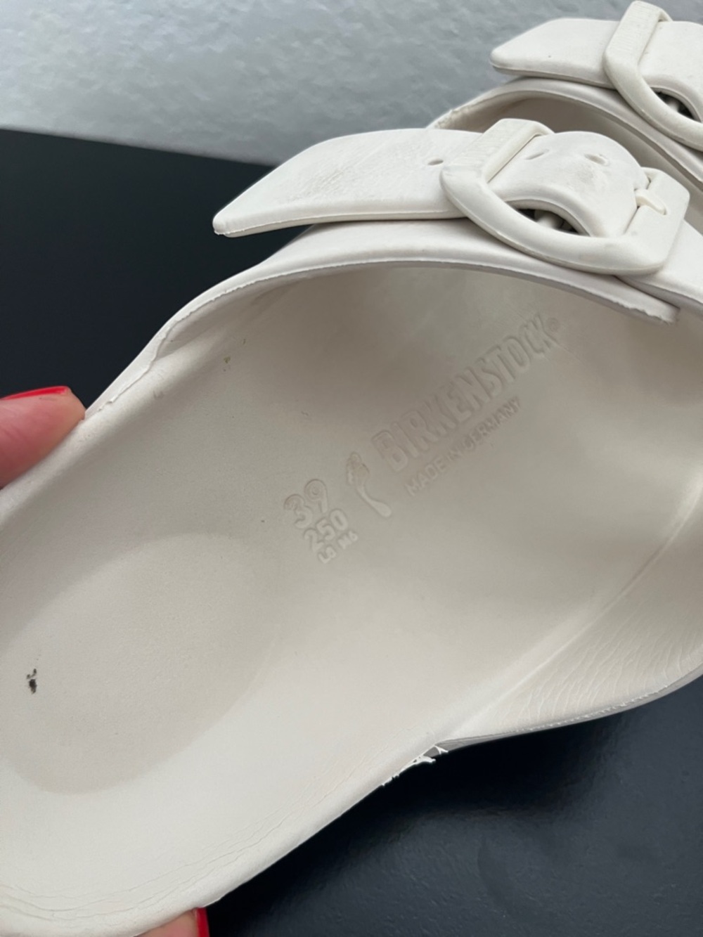 Birkenstock Arizona EVA Sandals in Off-White - Picture 5 of 8